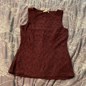 Banana Republic Purple Lace Tank size Small